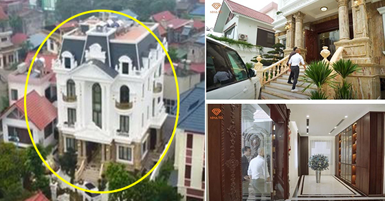 Chiêm ngưỡng siêu biệt thự đắt giá nhất Thái Nguyên: Đẹp như lâu đài, chỉ riêng sofa đã mua được cả căn chung cư